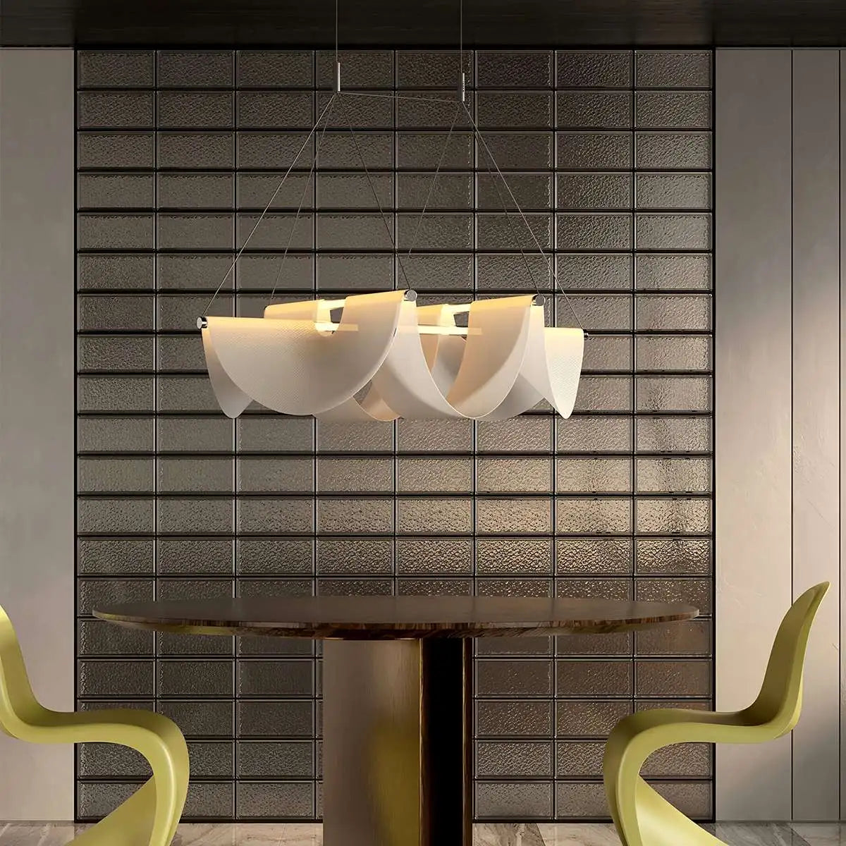 Antizer Moooi Drape Fabric Dining Room Pendant Light
