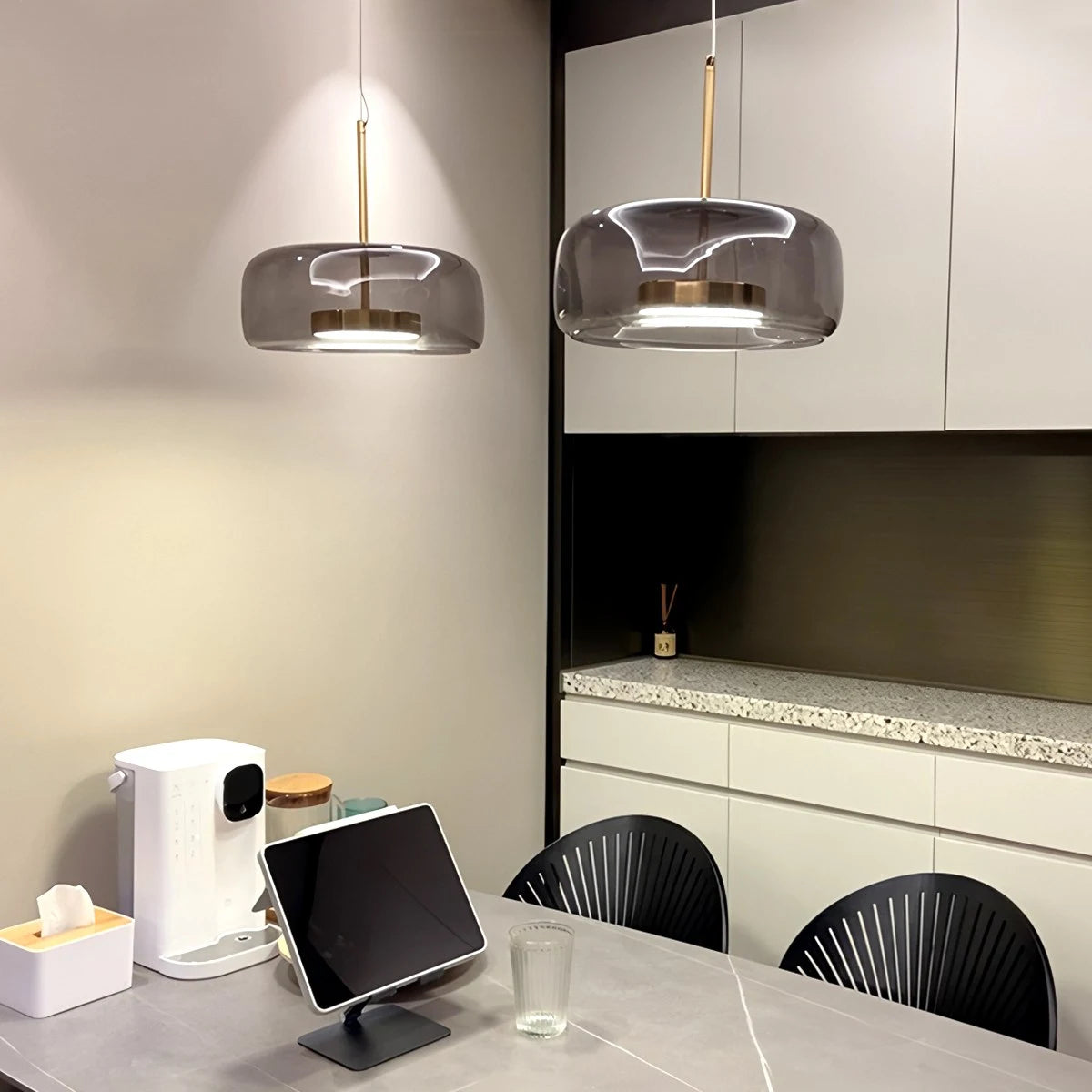 Antizer Morden Glass Pendant Light for Dining Room