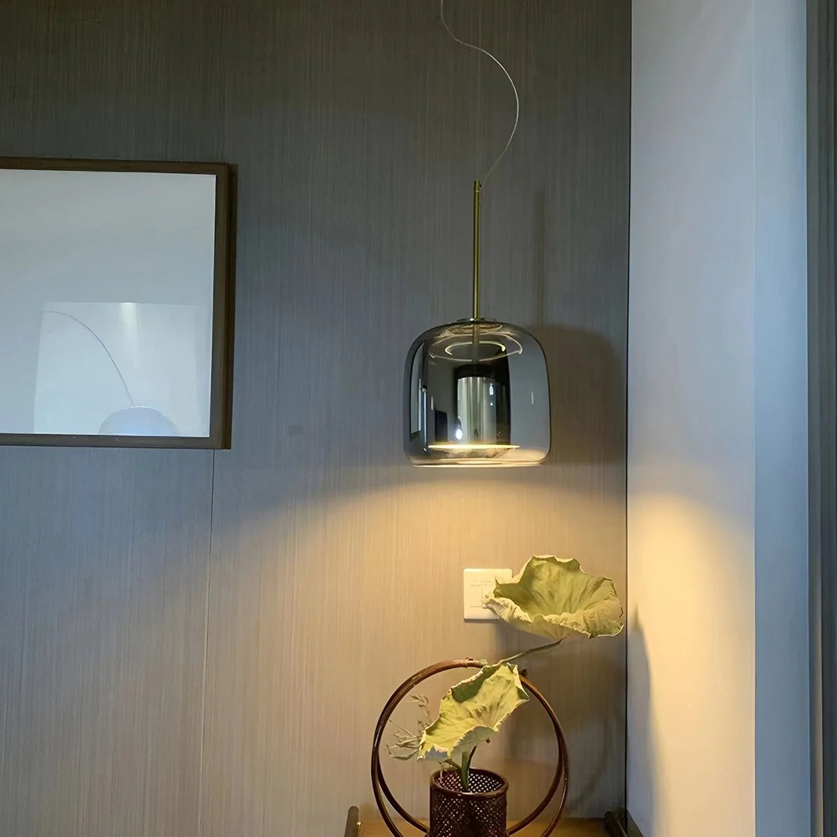 Antizer Morden Glass Pendant Light for Dining Room