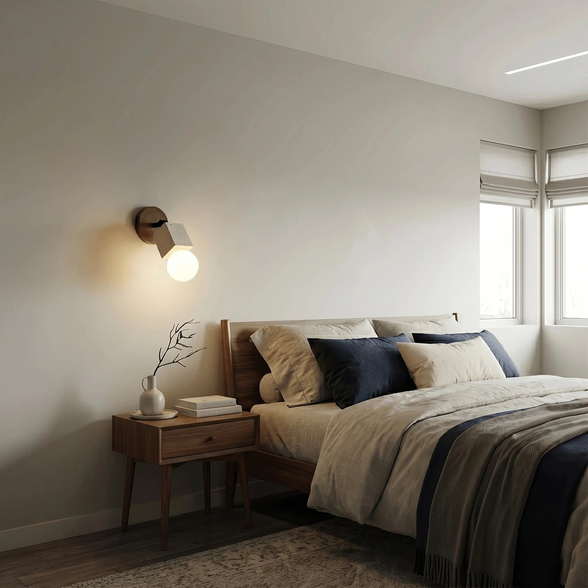 Antizer Natural LED Travertine Wall Light