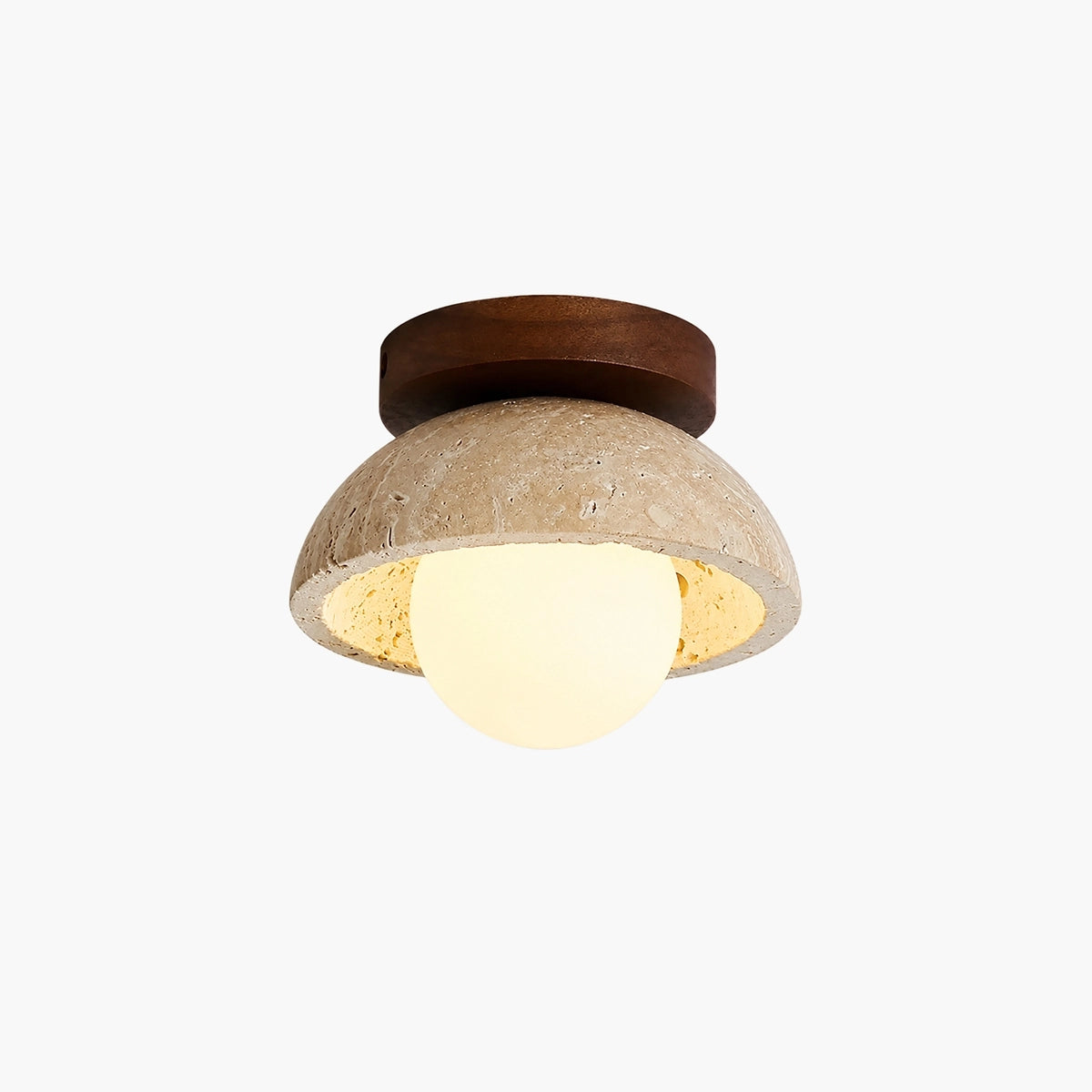 Antizer Natural Travertine Ceiling Light