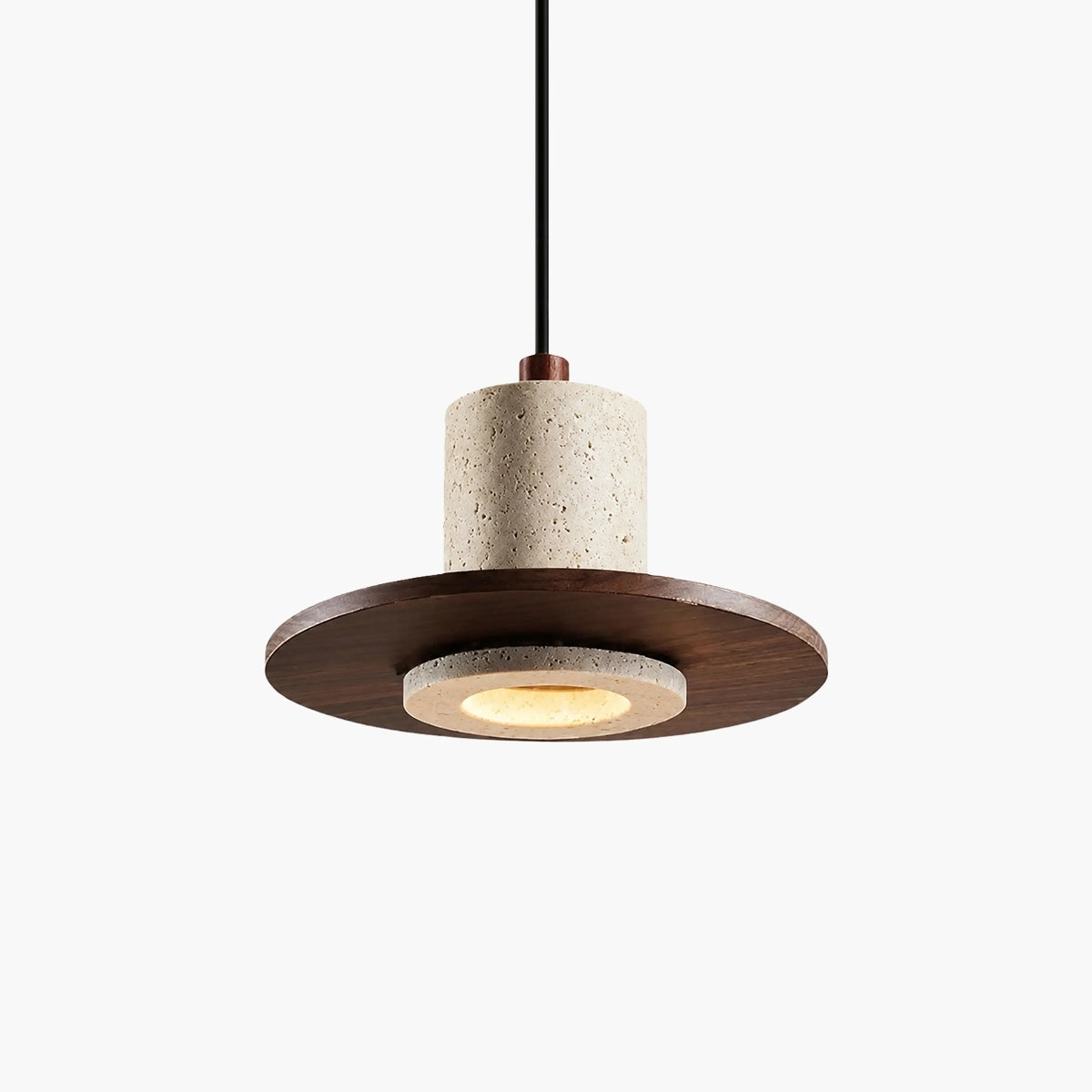 Antizer Natural Travertine Pendant Light