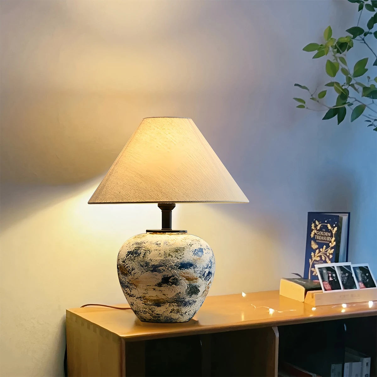 Antizer Neoclassical Ceramic Table Lamp