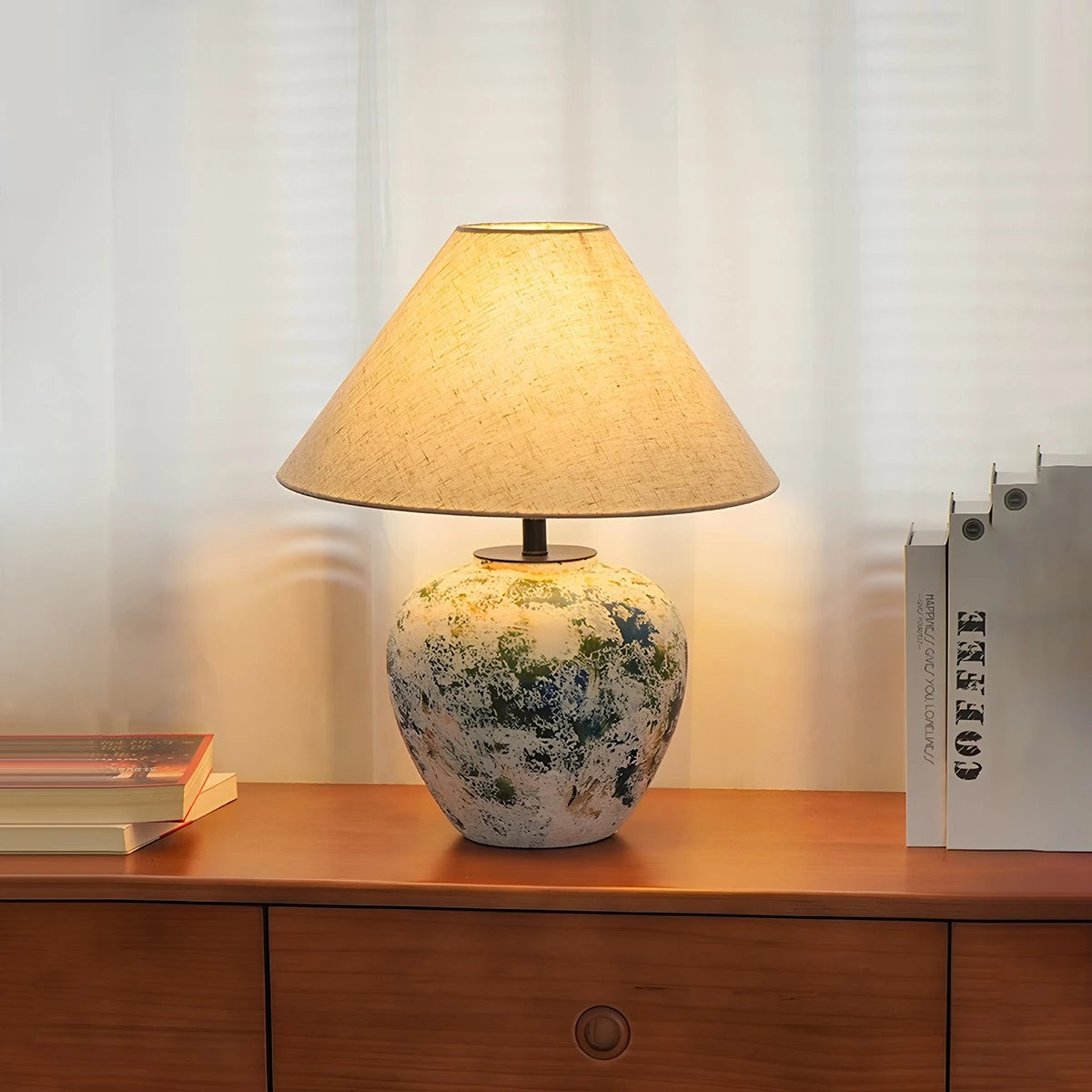 Antizer Neoclassical Ceramic Table Lamp