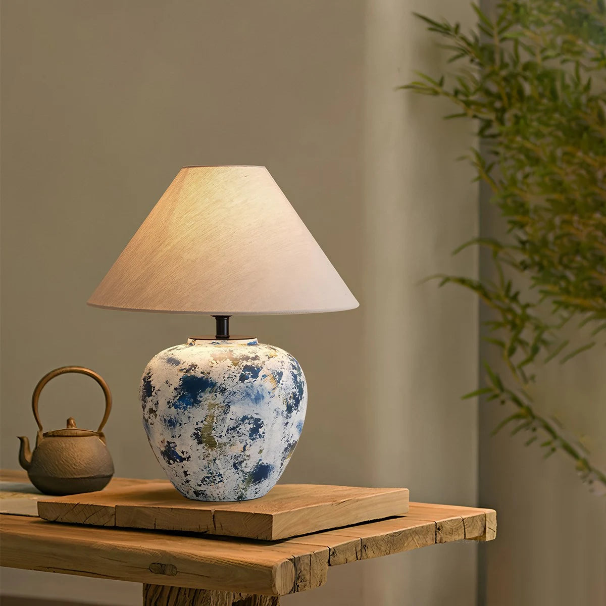 Antizer Neoclassical Ceramic Table Lamp