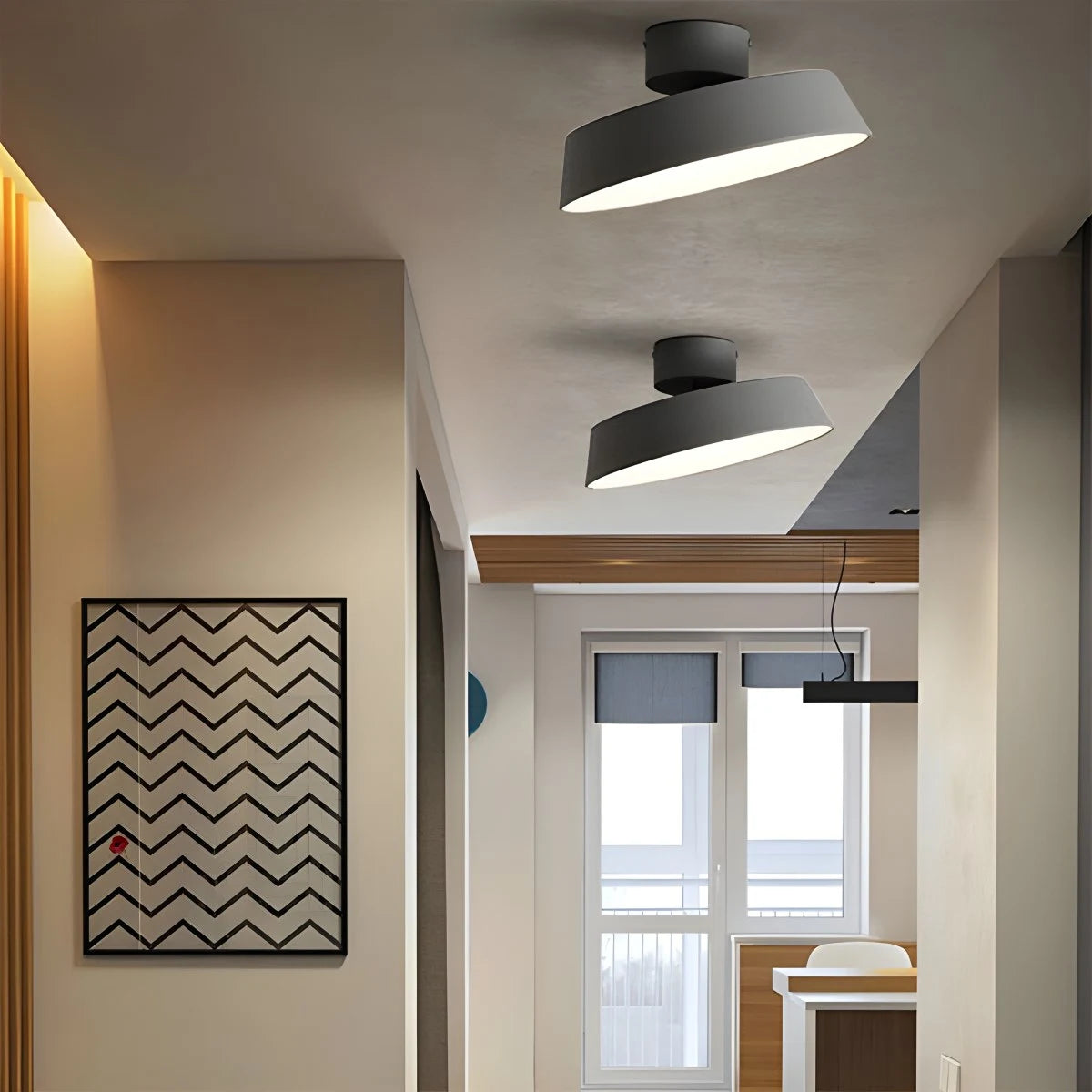 Antizer Nordic Creative Round Personality Ceiling Lamp