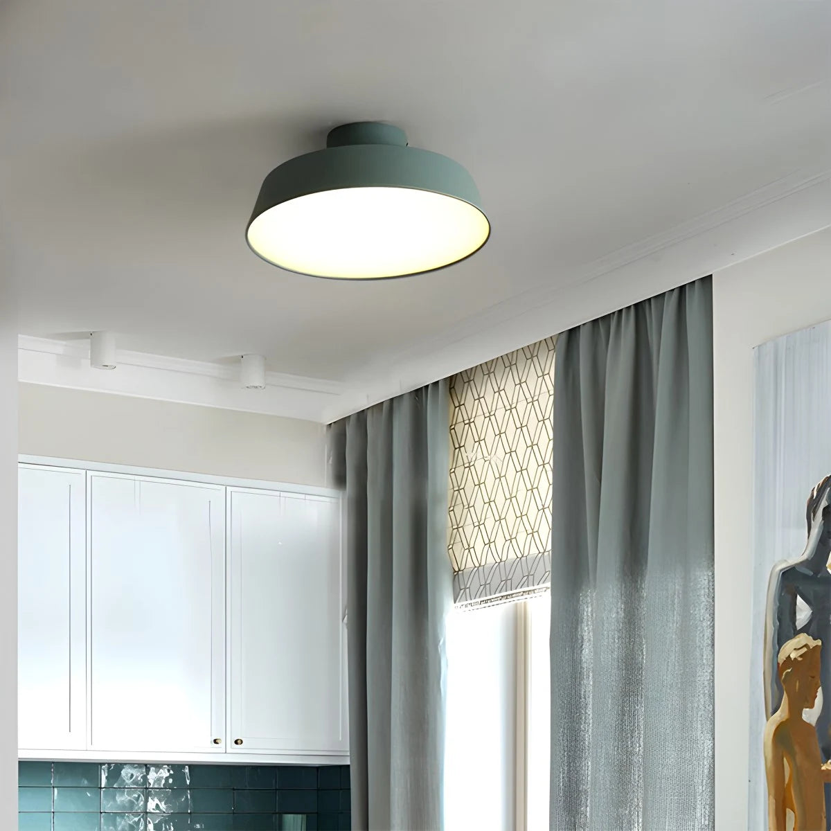 Antizer Nordic Creative Round Personality Ceiling Lamp