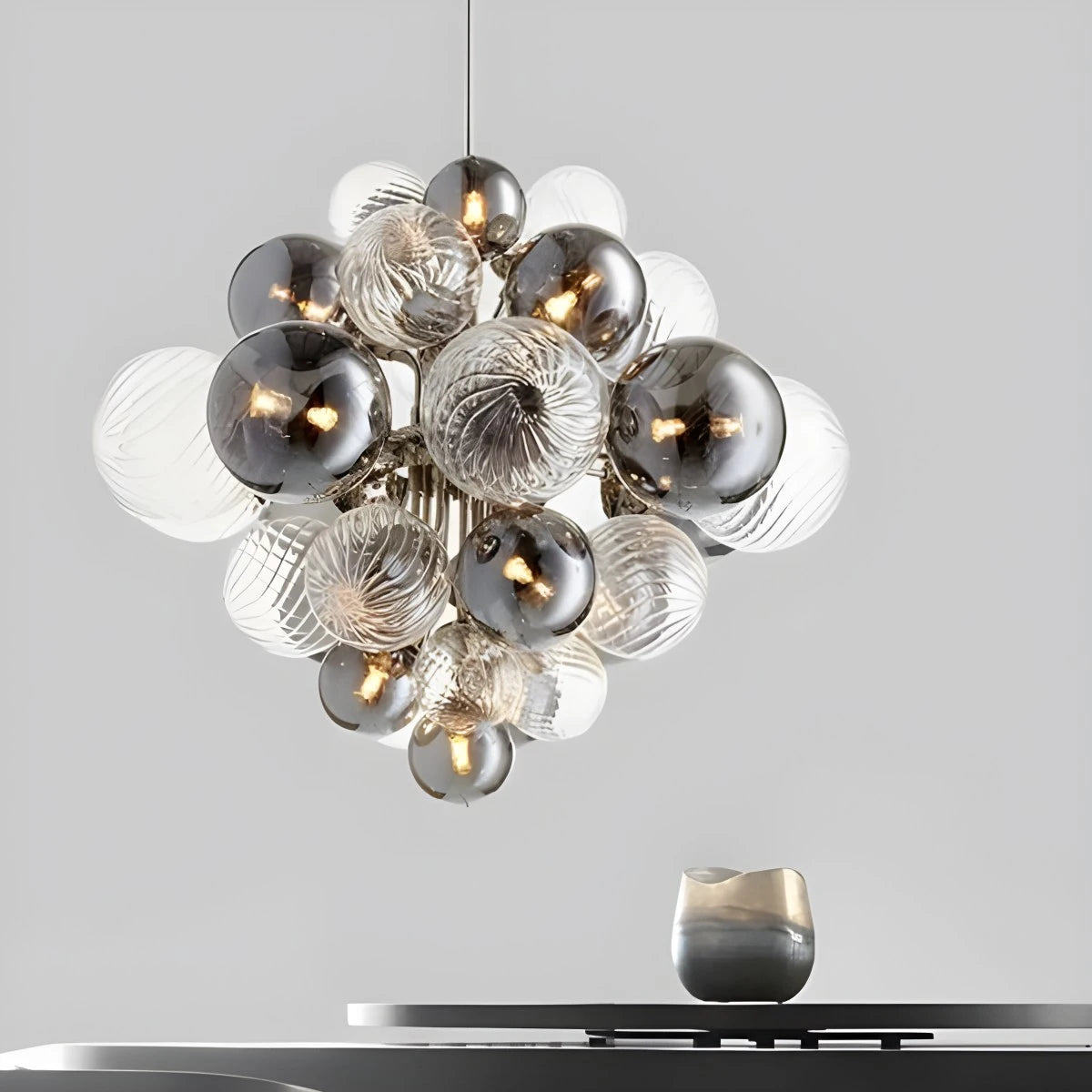 Antizer Nordic Glass Bubble Chandelier