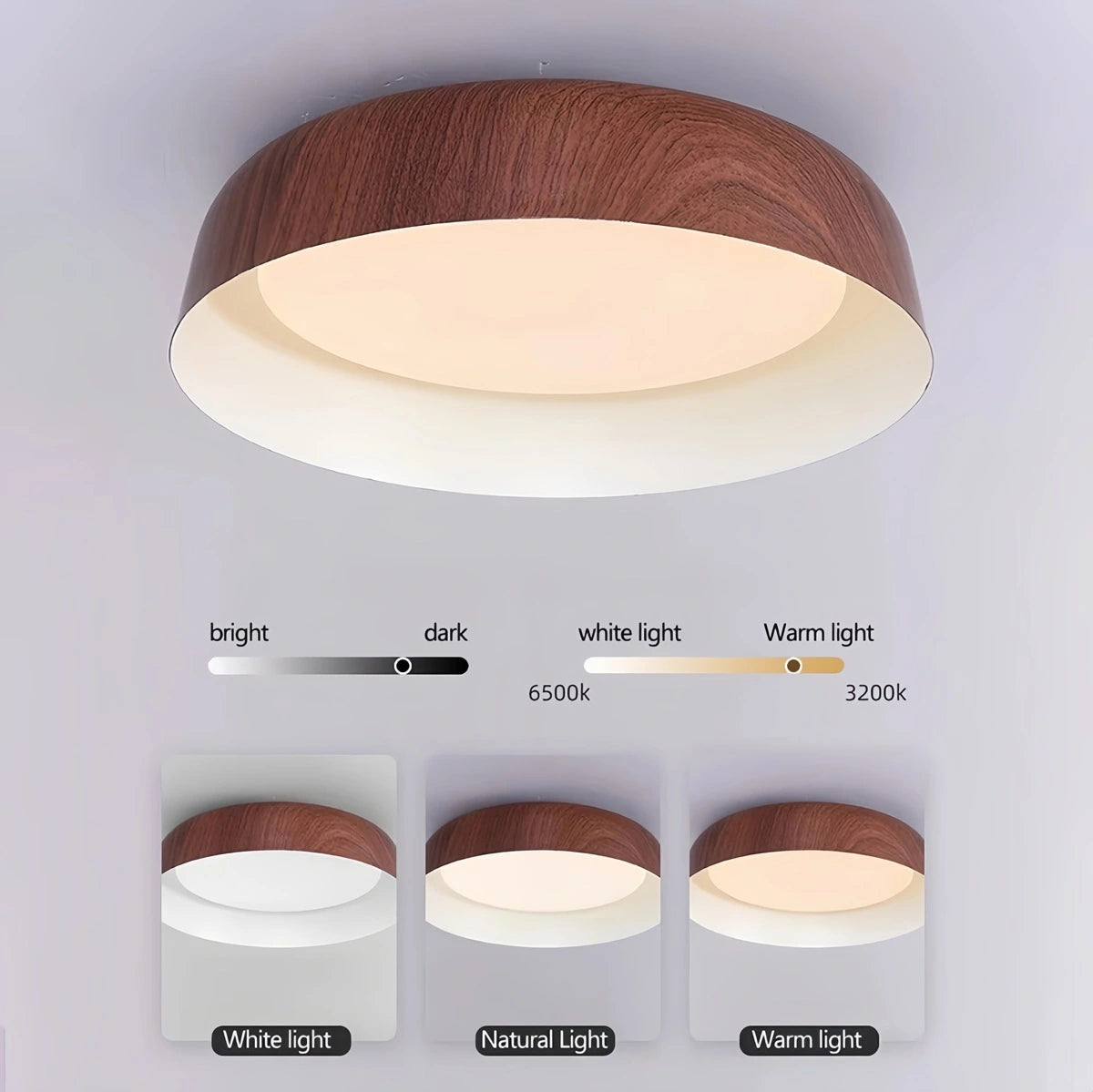 Antizer Nordic LED Alloy Ceiling Light for Bedroom
