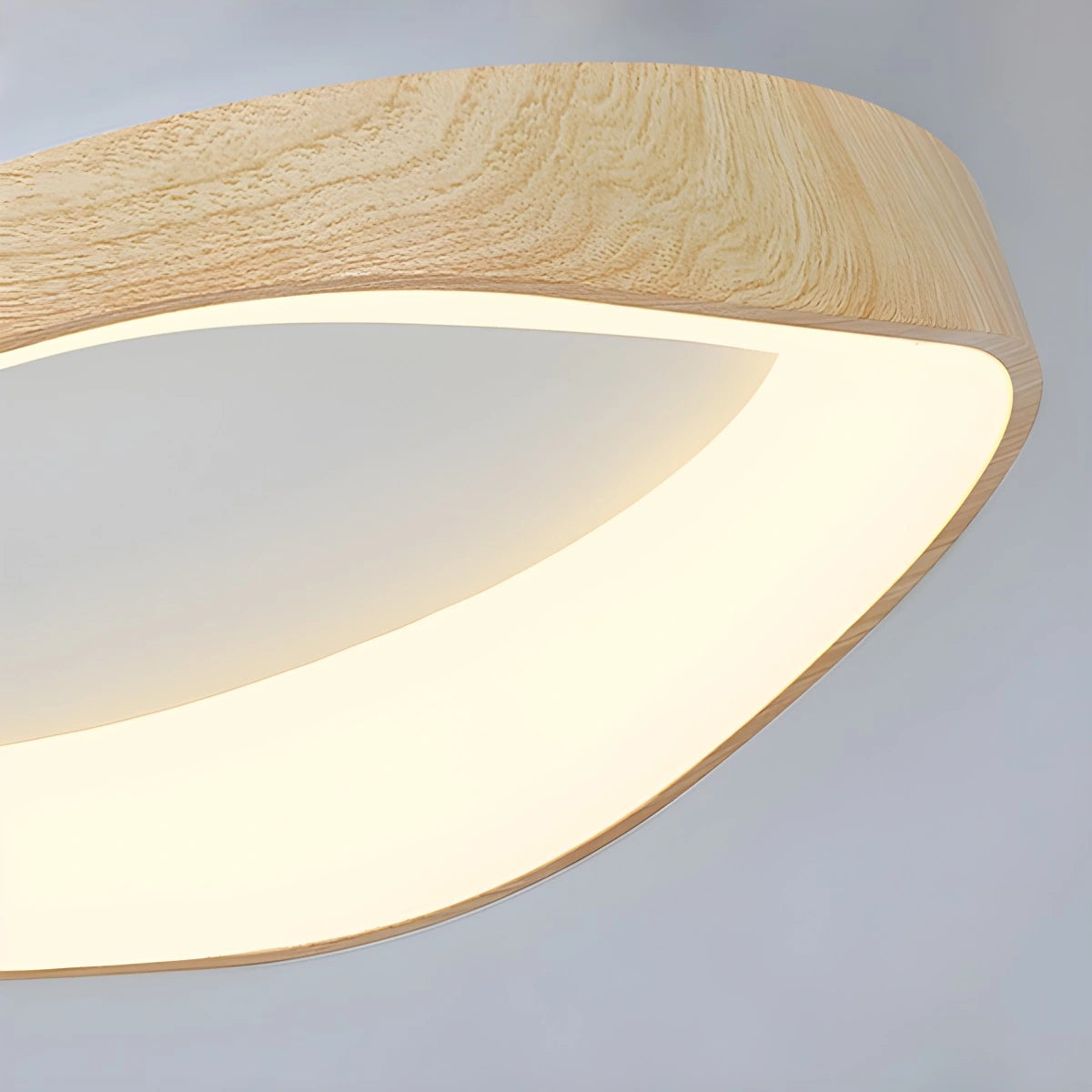 Antizer Nordic Acrylic Circle Ceiling Light for Bedroom