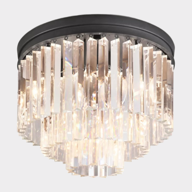 Antizer Odeon Crystal Multi-Layer Round Ceiling Light