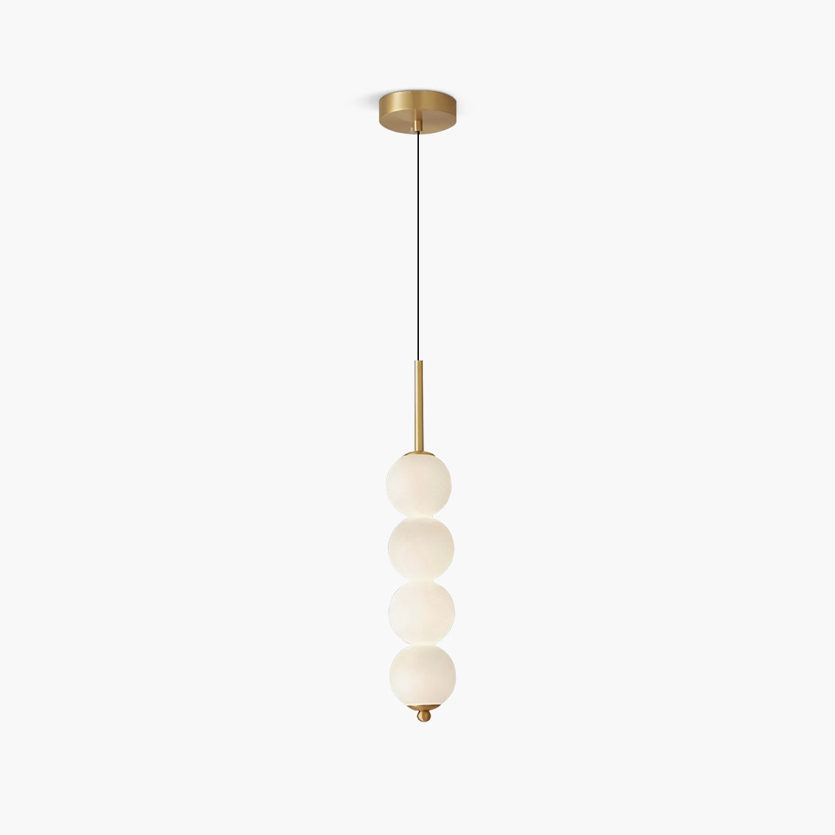 Antizer Orbet Stacked Glass Ball Pendant Lamp for Bedside