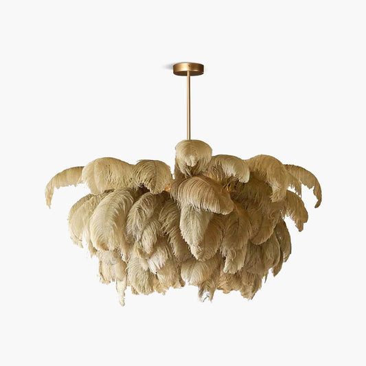 Antizer Ostrich Feather Chandelier Multiple Colors Available