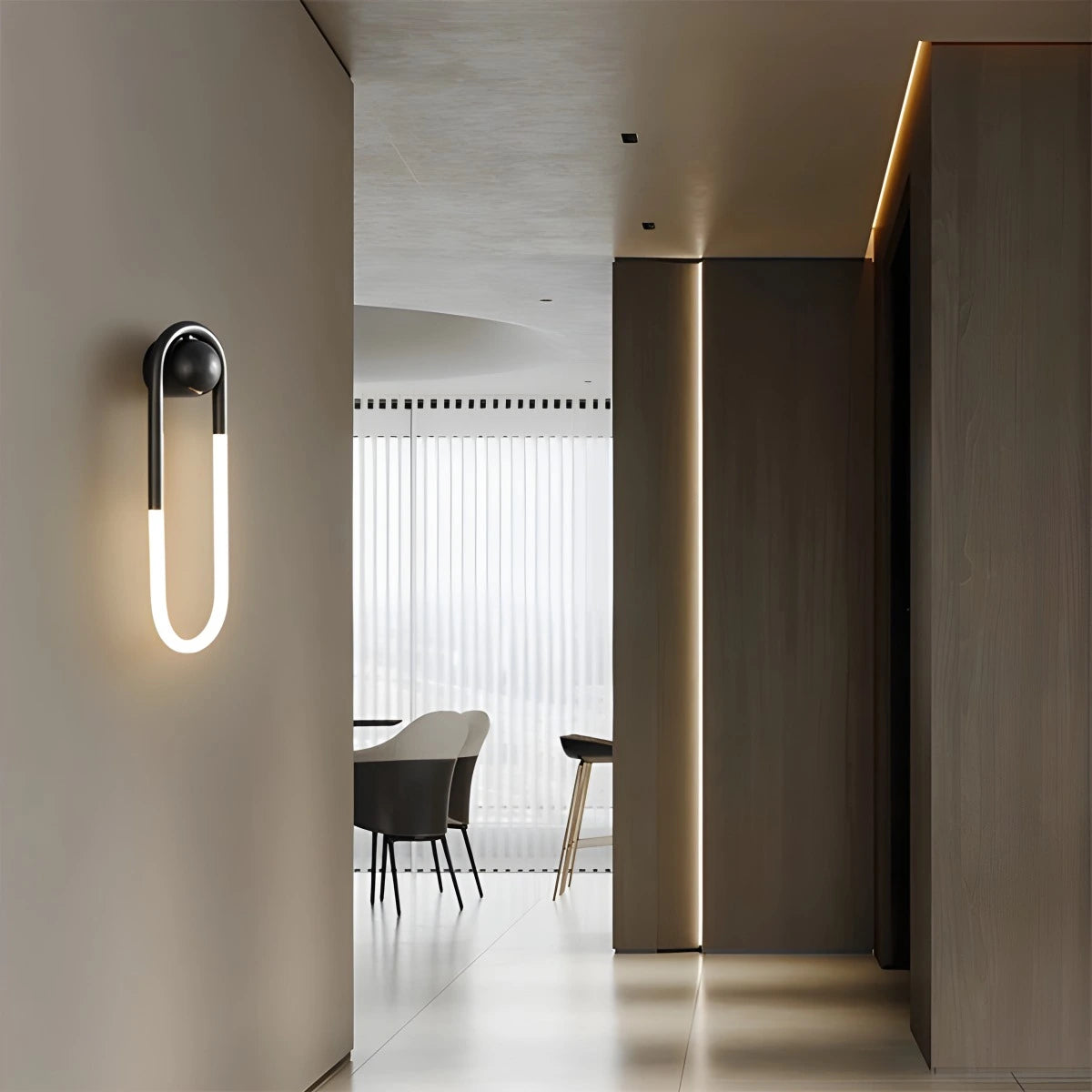 Antizer Oval Brass Wall Sconce for Living Room