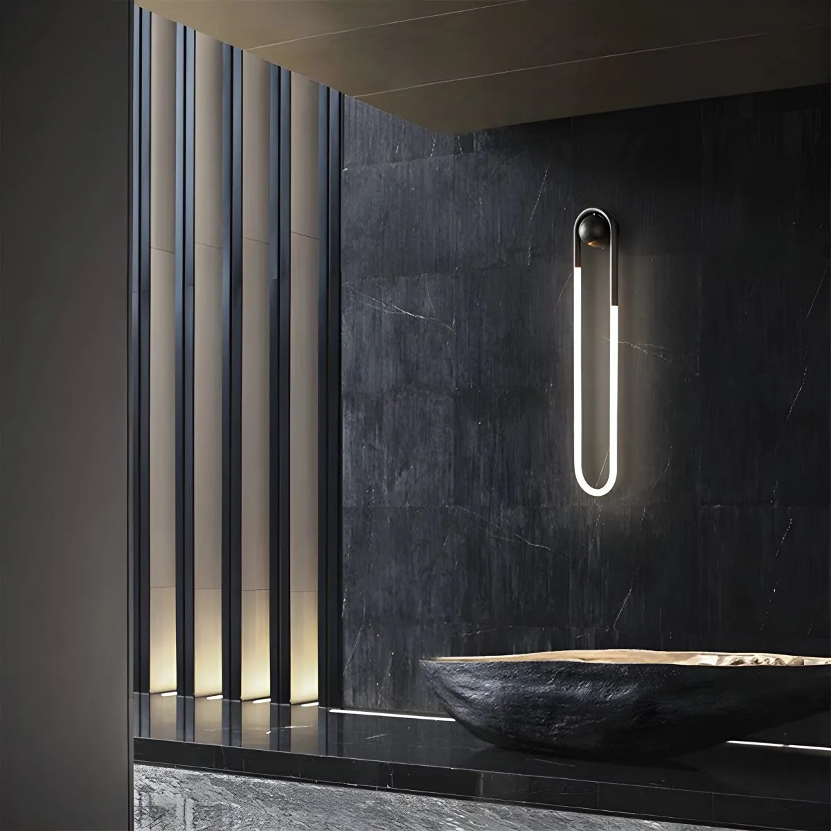 Antizer Oval Brass Wall Sconce for Living Room