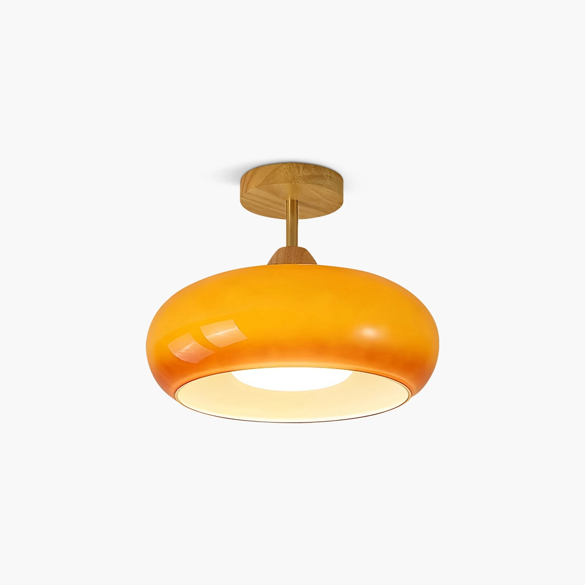 Antizer Plafonnier Retro Glass Ceiling Lamp
