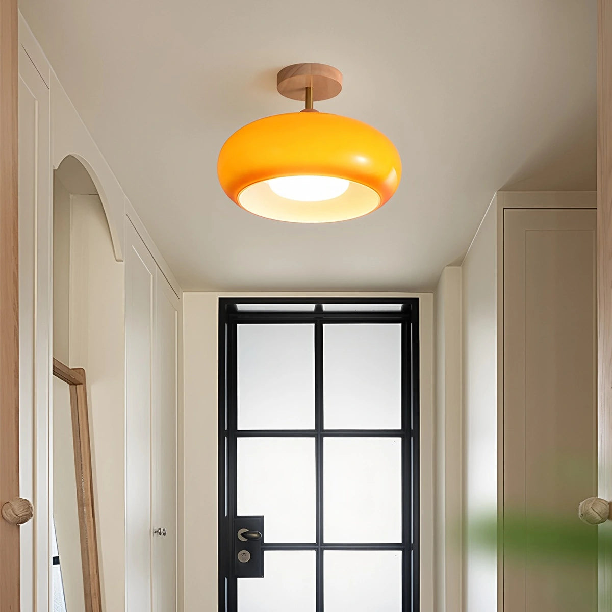 Antizer Plafonnier Retro Glass Ceiling Lamp
