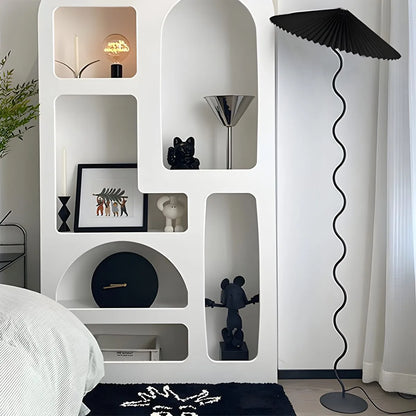 Antizer Pleated Squiggle Floor & Table Lamp