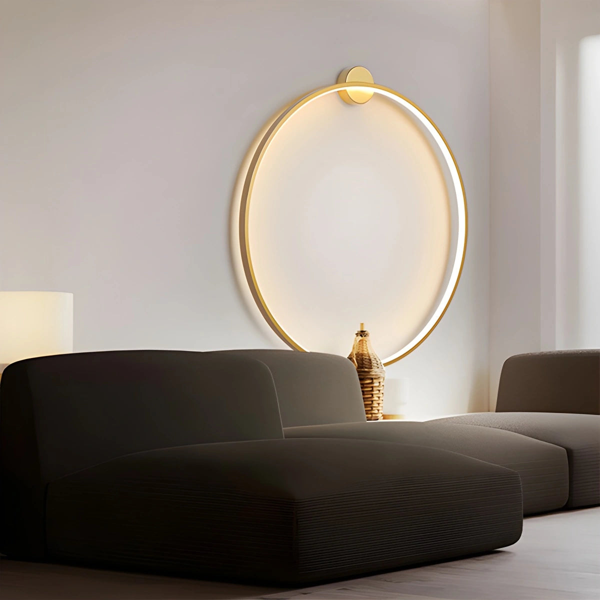 Antizer Round Ring LED Wall Lamp for Living Room