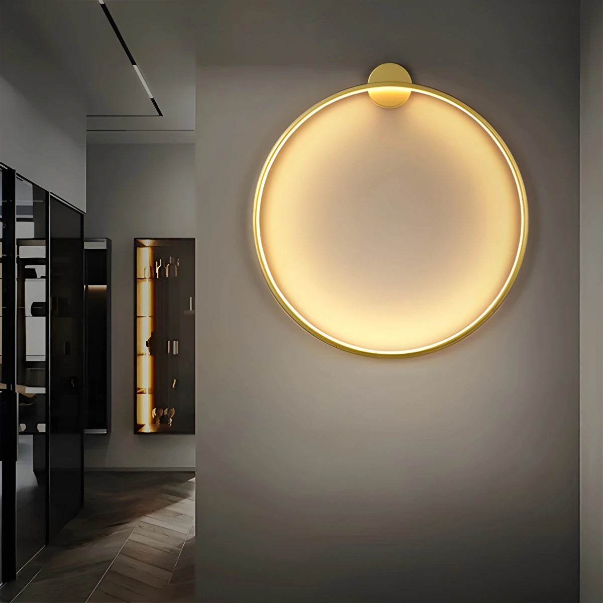 Antizer Round Ring LED Wall Lamp for Living Room