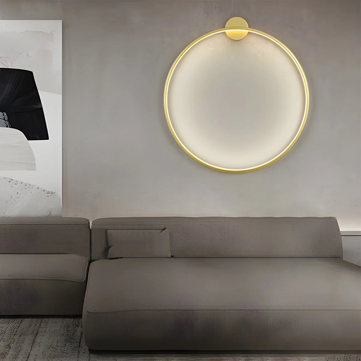 Antizer Round Ring LED Wall Lamp for Living Room