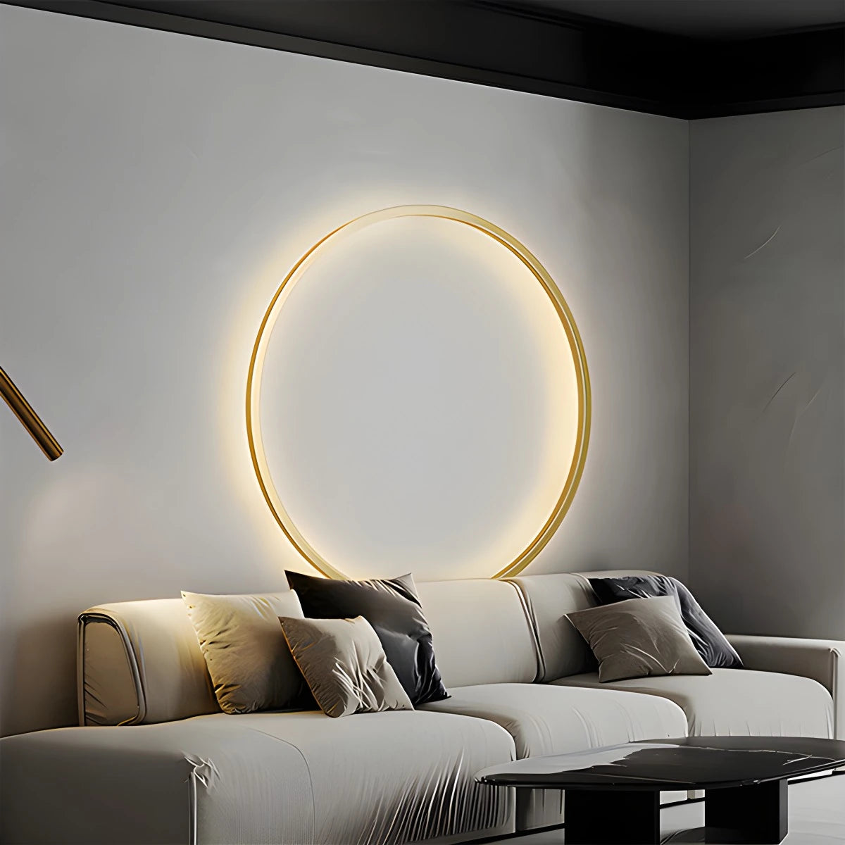 Antizer Round Ring LED Wall Lamp for Living Room
