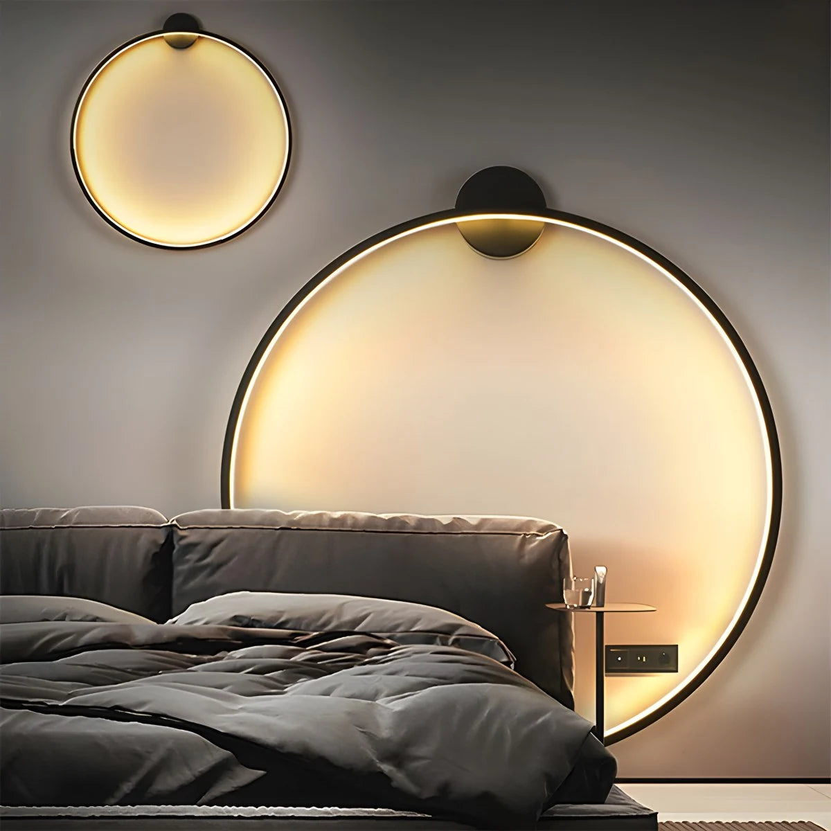 Antizer Round Ring LED Wall Lamp for Living Room