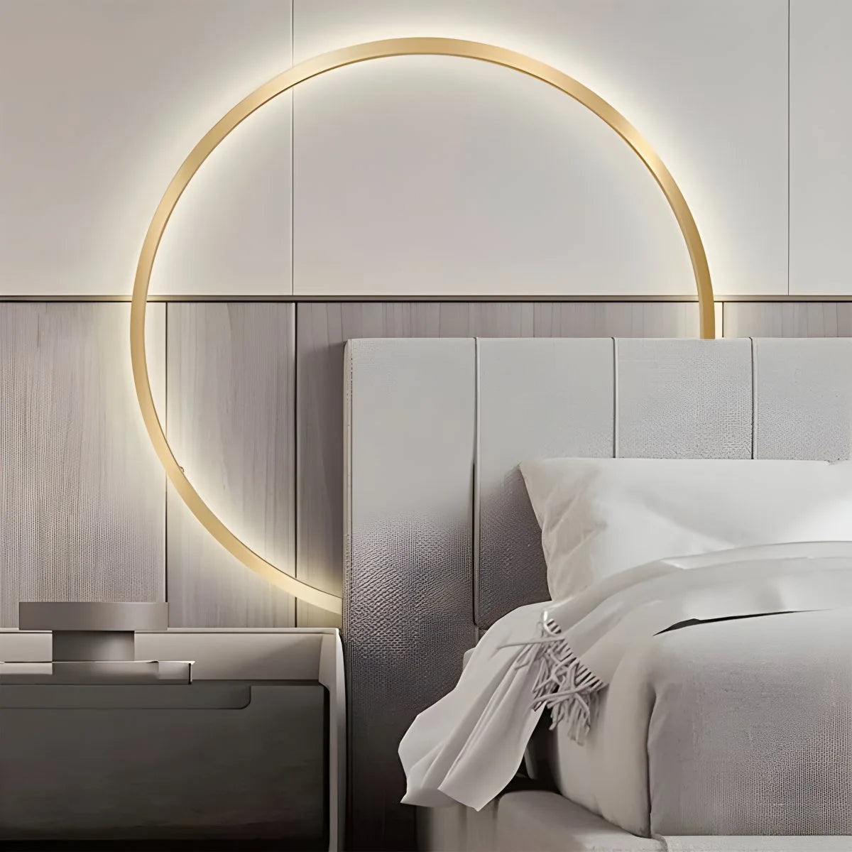 Antizer Round Ring LED Wall Lamp for Living Room