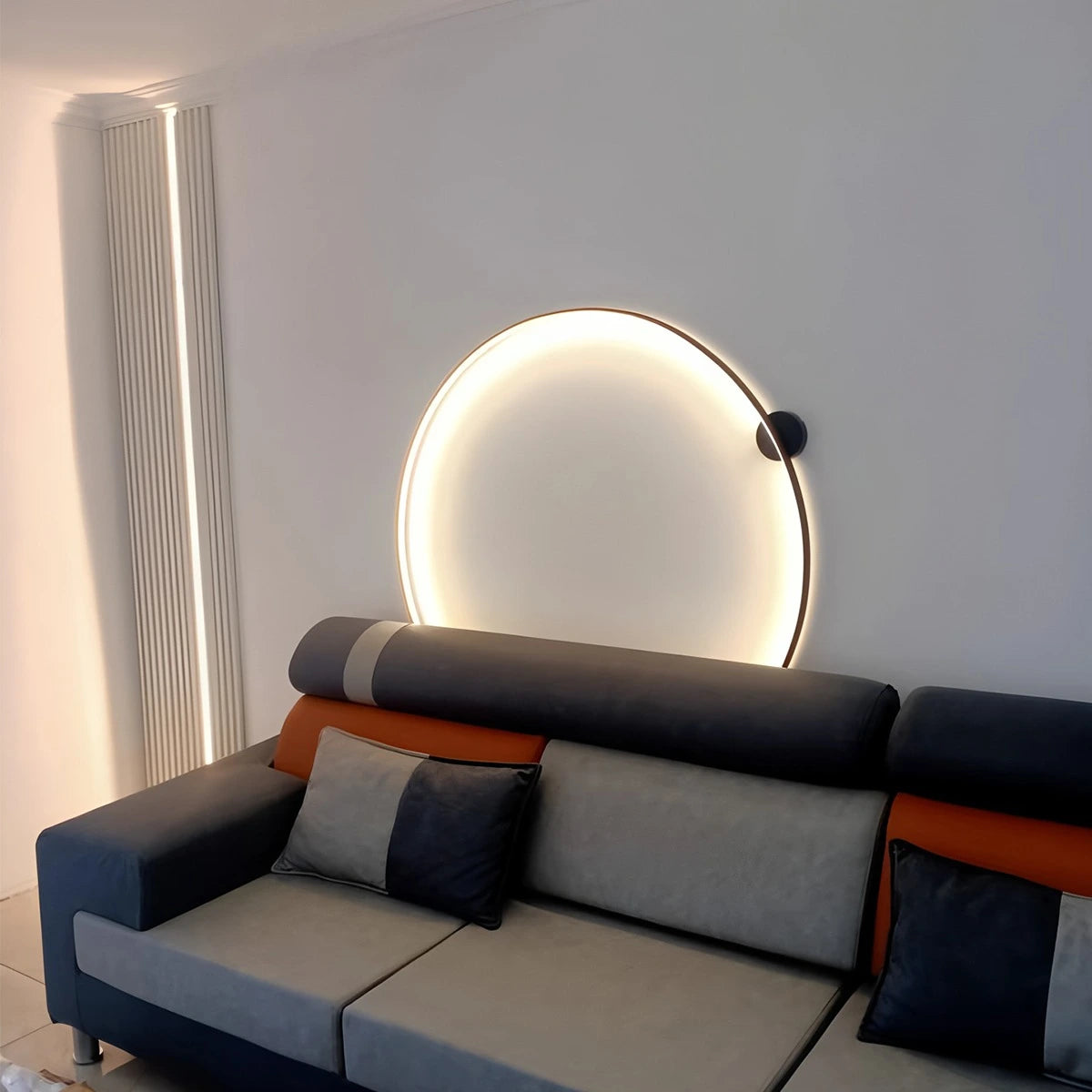 Antizer Round Ring LED Wall Lamp for Living Room