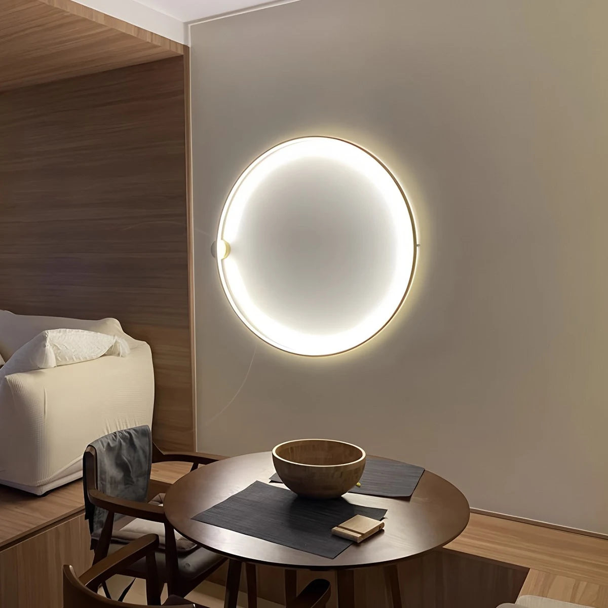 Antizer Round Ring LED Wall Lamp for Living Room