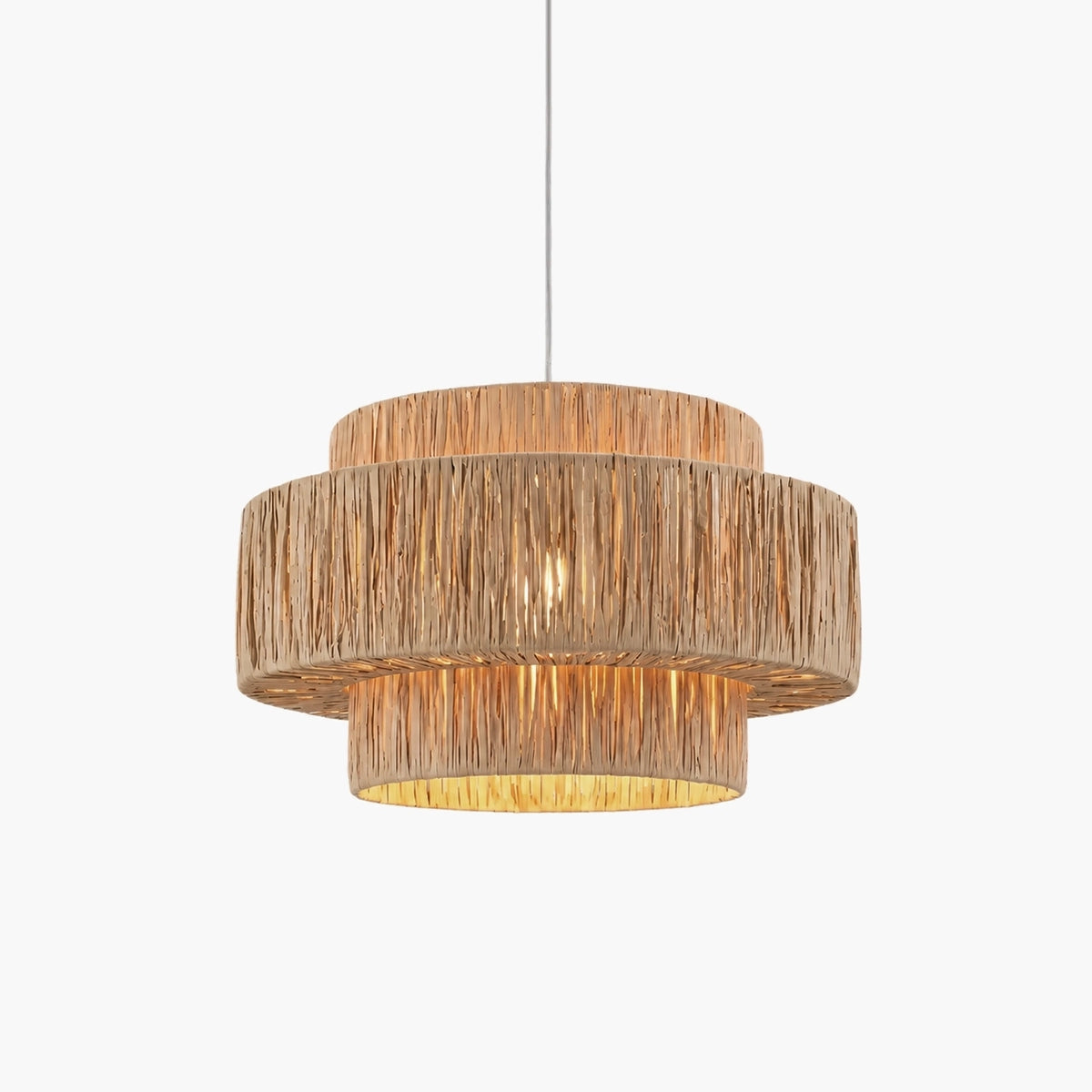 Antizer Rustic Paper Streamer Pendant Light