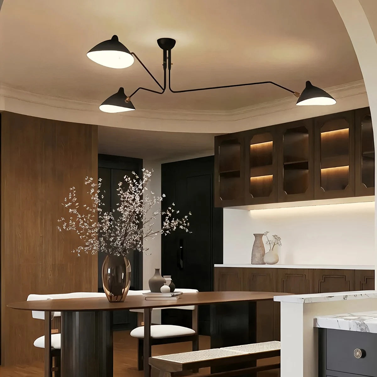 Antizer Serge Mouille Ceiling Light for Living Room