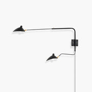 Antizer Two Arm Plug In Wall Sconce for Bedroom