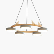 Antizer Sienna Bird Round Chandelier for Living Room
