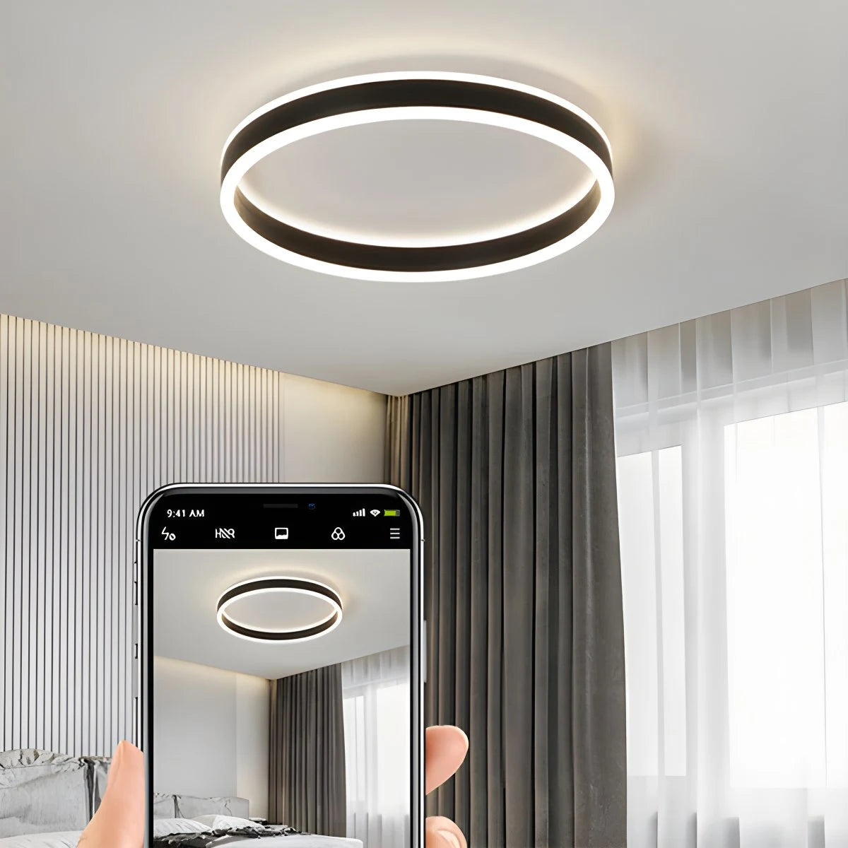 Antizer Simple Modern Round Ceiling Light