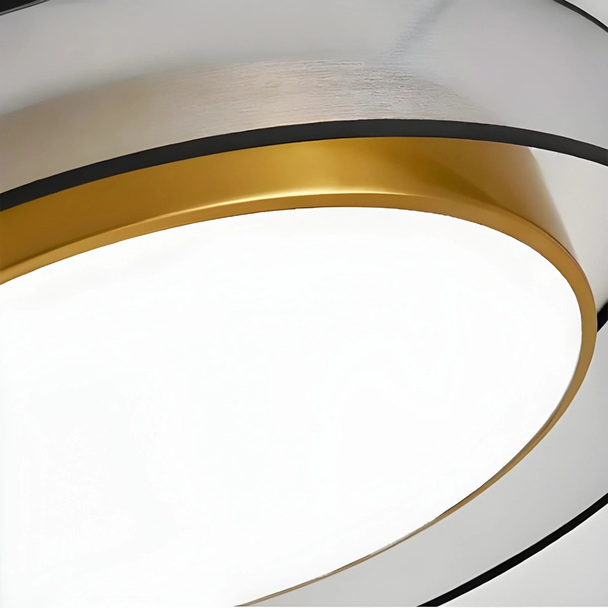 Antizer Simple Round LED Copper Pendant Light Ceiling Lamp