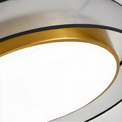 Antizer Simple Round LED Copper Pendant Light Ceiling Lamp