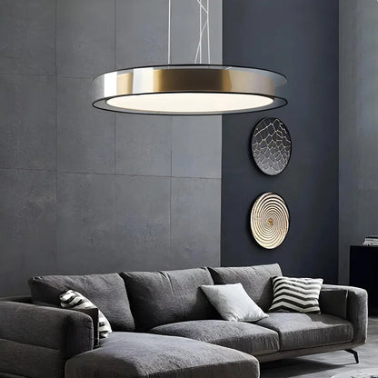 Antizer Simple Round LED Copper Pendant Light Ceiling Lamp