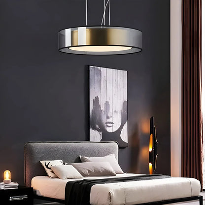 Antizer Simple Round LED Copper Pendant Light Ceiling Lamp