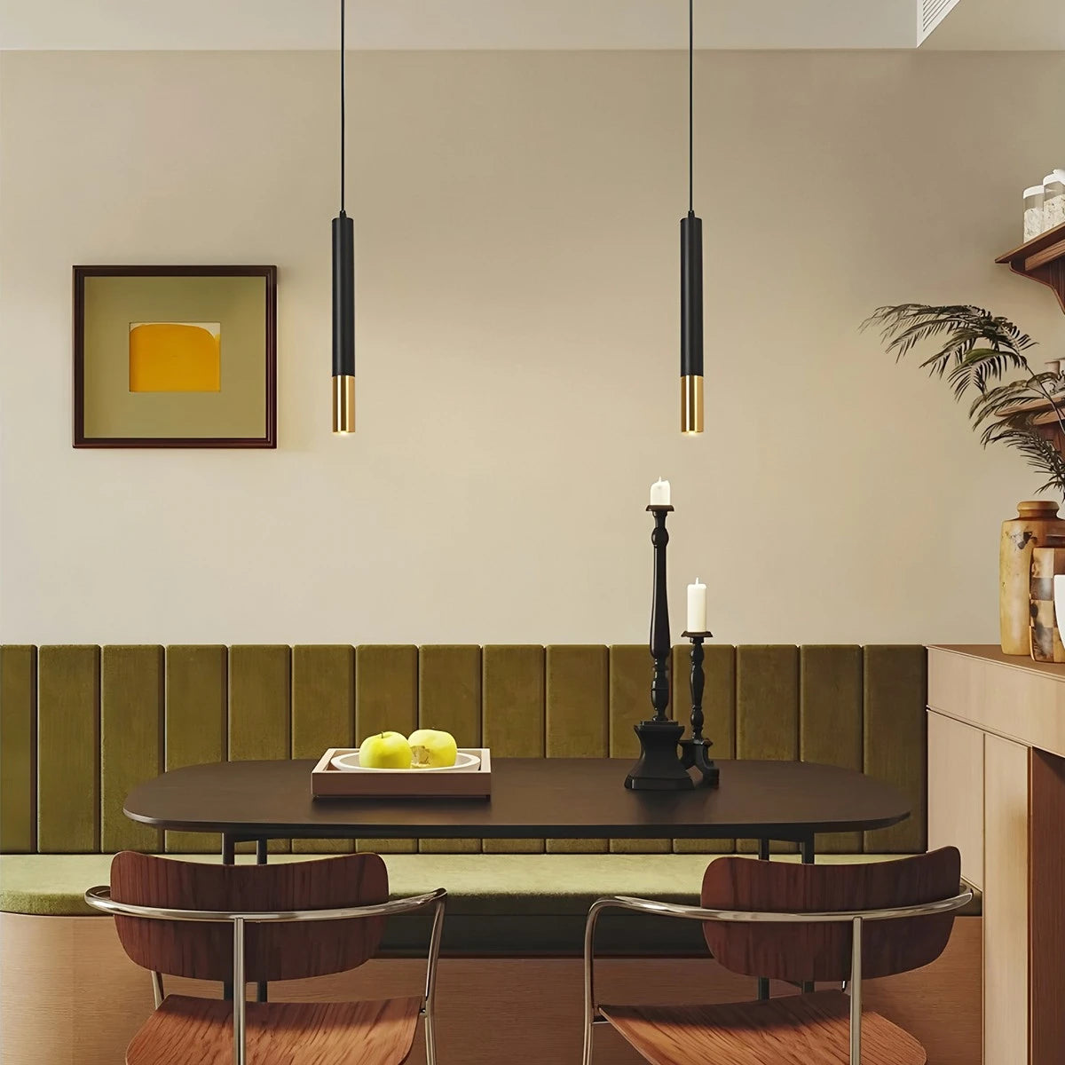 Antizer Stark Long Tube Pendant Light for Bedroom