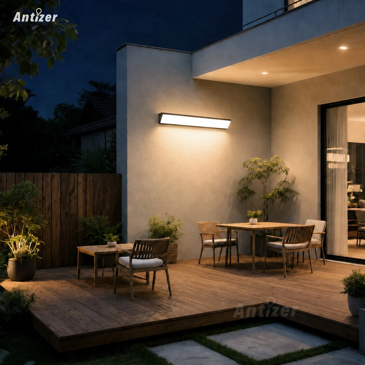 Lámpara de pared exterior impermeable Antizer