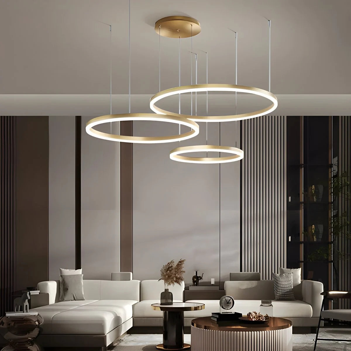 Antizer Modern Wireless Ring Chandelier Ceiling Lamp