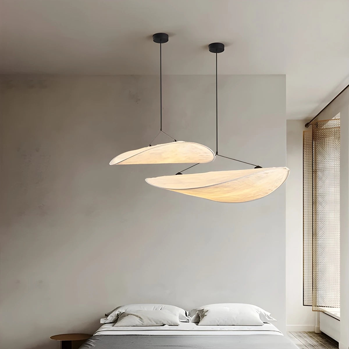 Antizer Zen Art Cloud Shape Silk Pendant Light for Living Room