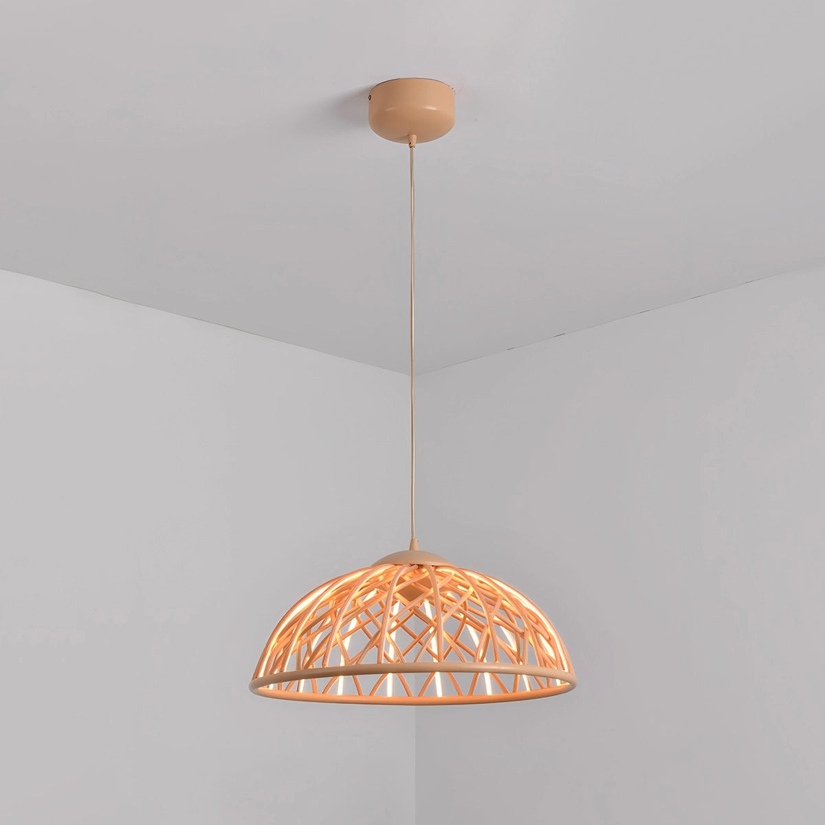 Antizer Modern Woven Mesh Art Pendant Light