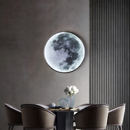 Antizer Moon/Earth Art Mural Wall Lamp