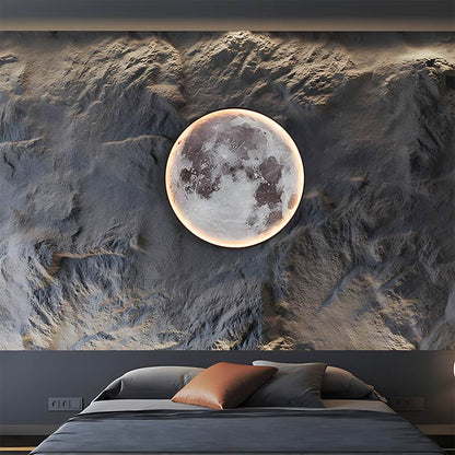 Antizer Moon/Earth Art Mural Wall Lamp