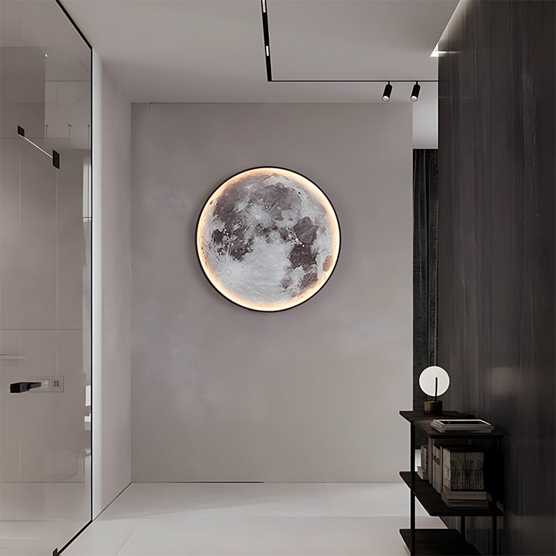 Antizer Moon/Earth Art Mural Wall Lamp