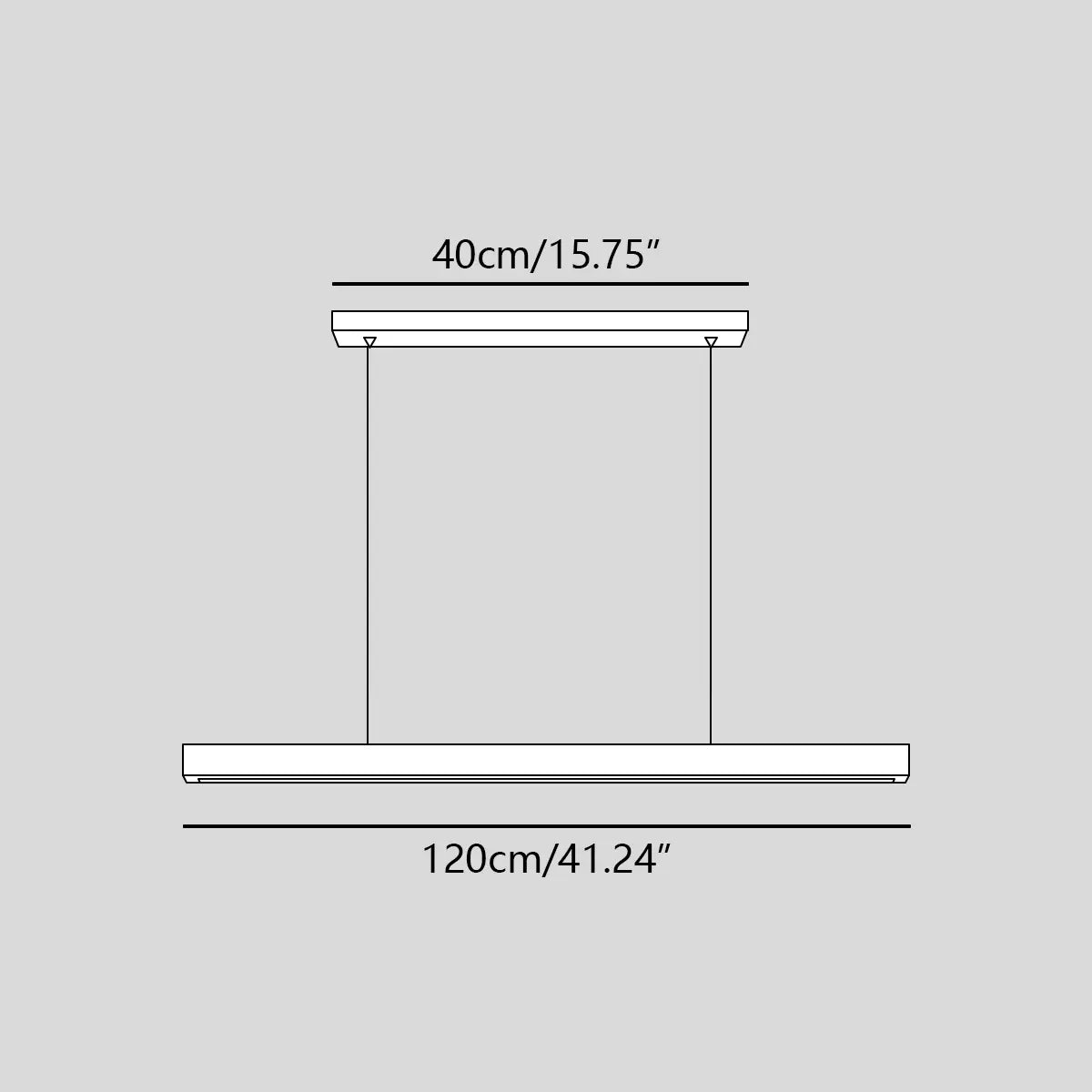 Antizer Fulbert Linear Wooden Pendant Light for Kitchen