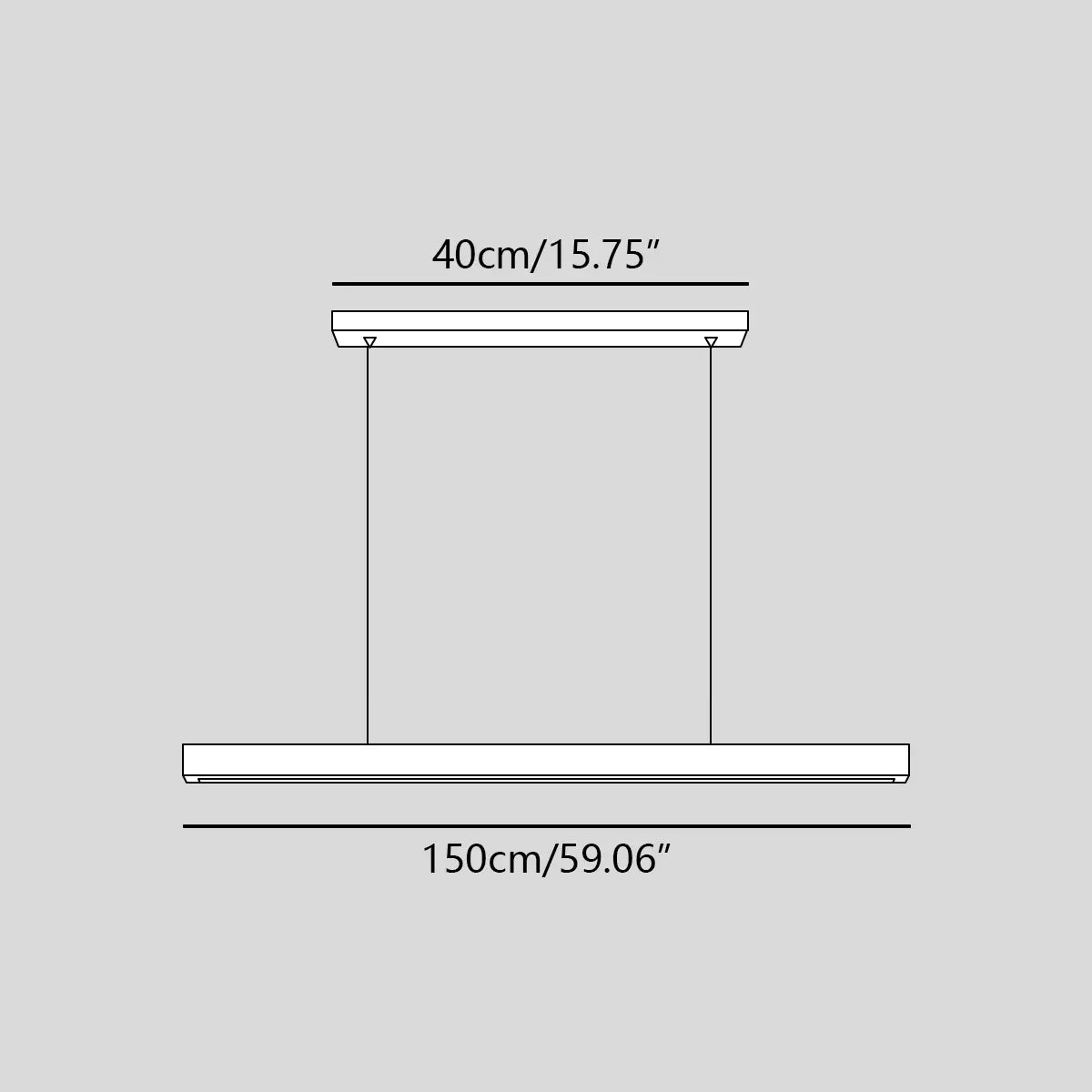 Antizer Fulbert Linear Wooden Pendant Light for Kitchen