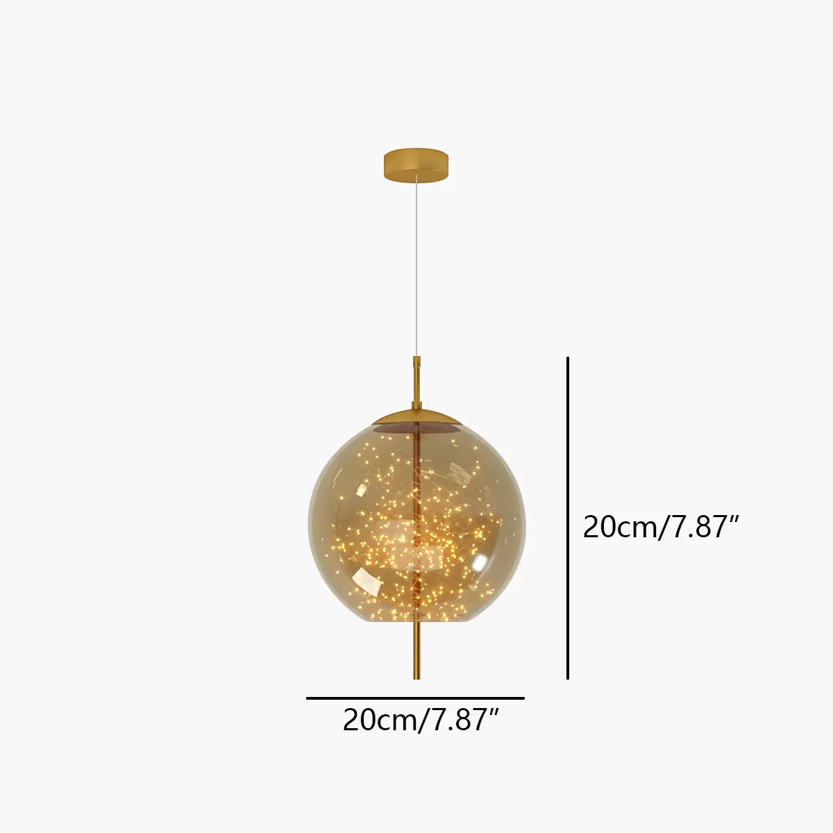 Antizer Twirl Modern Pendant Light for Bedroom
